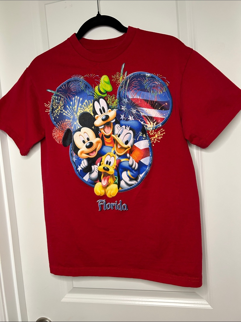 Disney Red Mickey & Friends Florida Graphic Tee